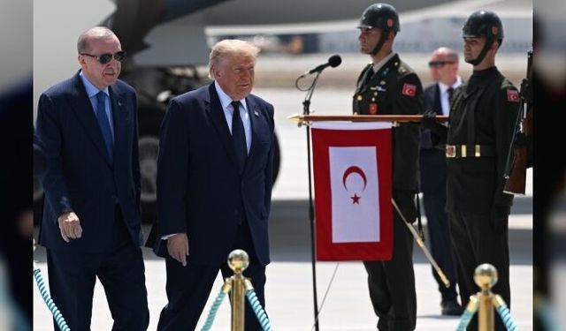 ABD Başkanı Trump Ankara’da… Trump'ı, Erdoğan karşıladı
