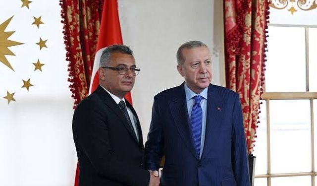 Erdoğan'dan Cumhurbaşkanı Erhürman'a geçmiş olsun telefonu