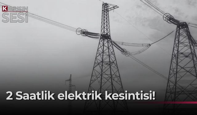 Karaağaç’ta yarın iki saatlik elektrik kesintisi