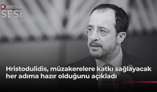Hristodulidis’ten haftalık liderler görüşmesine yeşil ışık