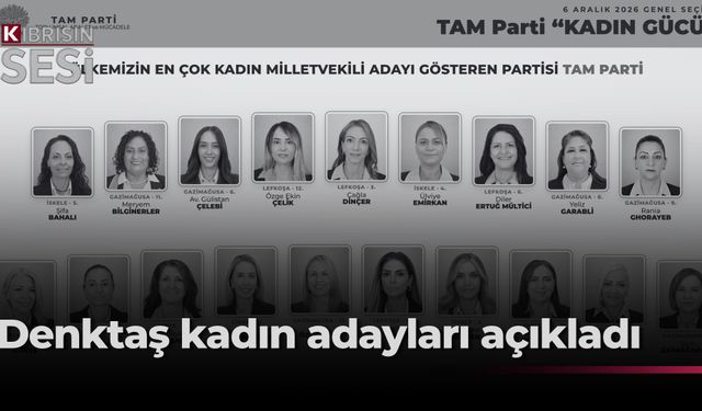 Denktaş: “Kadının dönüştürücü gücü siyaset sahnesine de damga vurmalı”