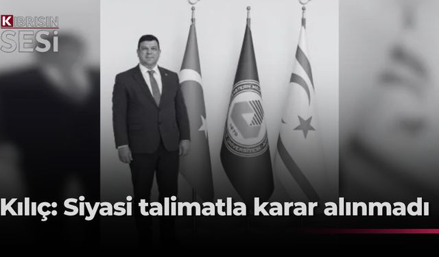 DAÜ Rektörü Kılıç: “Üniversitede hiçbir karar, siyasi talimatla alınmadı”