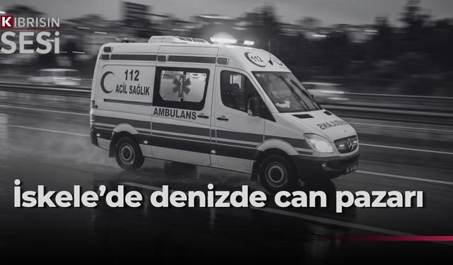 İskele'de üç kişi denizde boğulma tehlikesi geçirdi