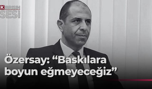 Özersay: “Sosyal medya hesaplarımızı kapatıp sesimizi kısmaya çalışıyorlar”