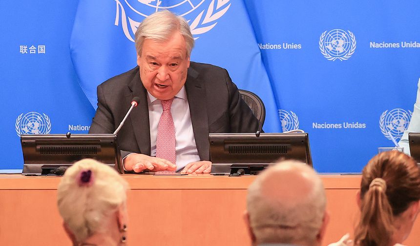 Guterres, UAD'nin İsrail işgali hakkındaki danışma görüşünü BM Genel Kuruluna iletecek