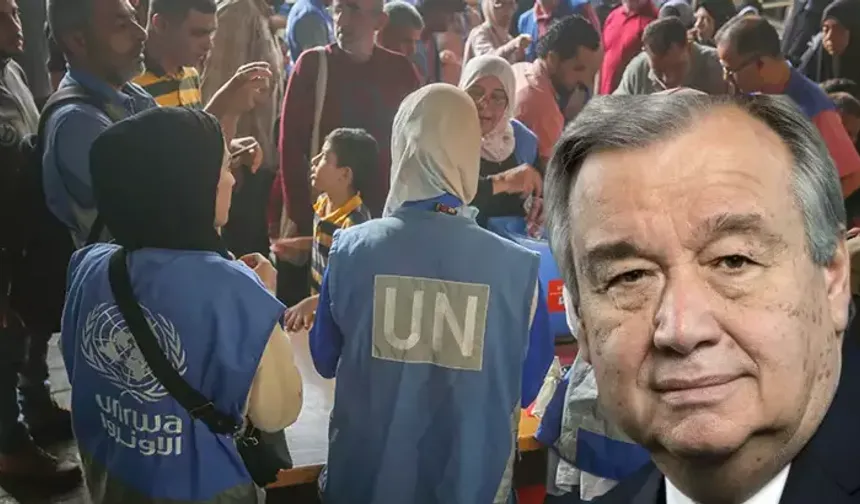 Guterres'ten İsrail'in UNRWA'nın faaliyetlerini yasaklamasına tepki