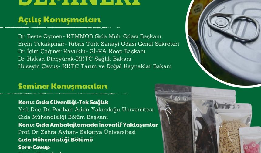 16 Ekim Dünya Gıda Günü seminerle kutlanıyor