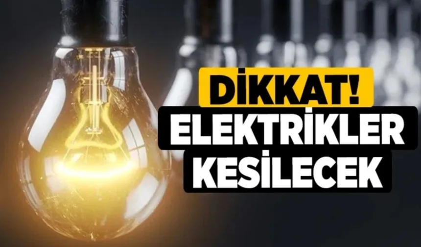 Girne’de bazı bölgelerde elektrik kesintisi olacak