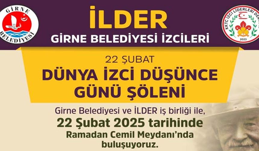 Dünya İzci Düşünce Günü’nde Ramadan Cemil Meydanı’nda şölen düzenleniyor