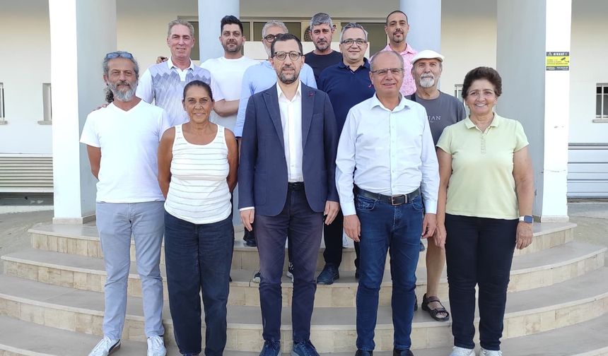 CTP Spor Komitesi, Kuzey Kıbrıs Su Sporları Federasyonu’nu ziyaret etti