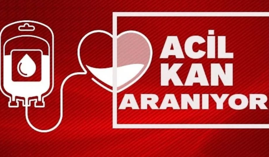 A Rh + pozitif veya A Rh - negatif kan aranıyor!