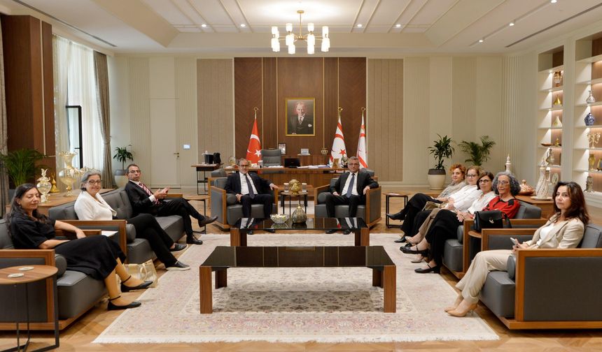 Erhürman, Kemal Saraçoğlu Lösemili Çocuklar ve Kanserle Savaş Vakfı heyetini kabul etti