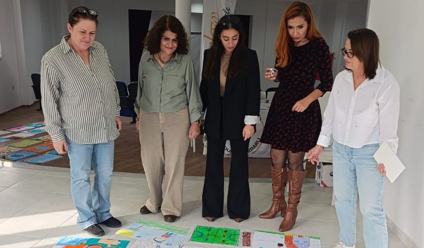 Geçitkale-Serdarlı Belediyesi Belde Okullarına Yönelik Resim Yarışması Düzenledi