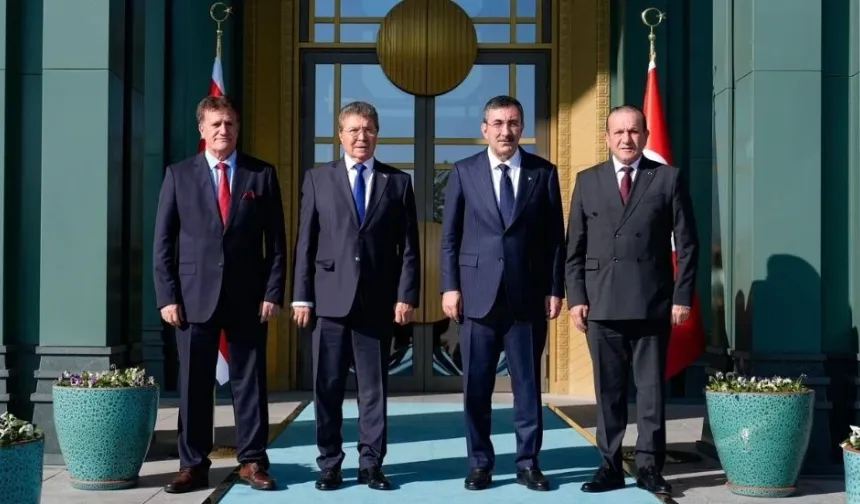 UBP- YDP- DP Hükümeti'nin Yılmaz ile görüşmesi tamamlandı!