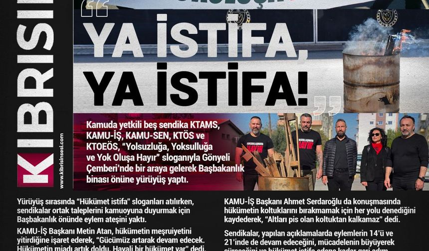 YA İSTİFA, YA İSTİFA!