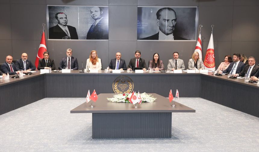 TBMM AB UYUM KOMİSYONU HEYETİ İLE KKTC CUMHURİYET MECLİSİ AB KOMİTESİ ORTAK TOPLANTISI KKTC’DE DÜZENLENDİ