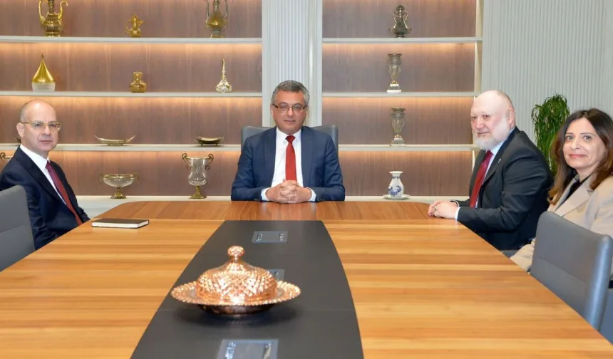 Cumhurbaşkanı Erhürman UNDP Kıbrıs Ofisi Direktörü Khaydarov’ı kabul etti