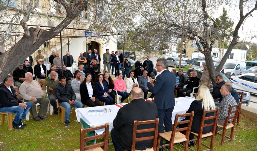 Cumhurbaşkanı Tufan Erhürman Karpaz halkıyla buluştu