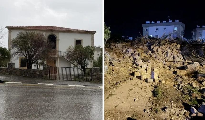 Hatay'dan 125 yıllık tarihi binanın yıkımının ardından çağrı: Lapta–Alsancak hattında kültürel miras tehlikede