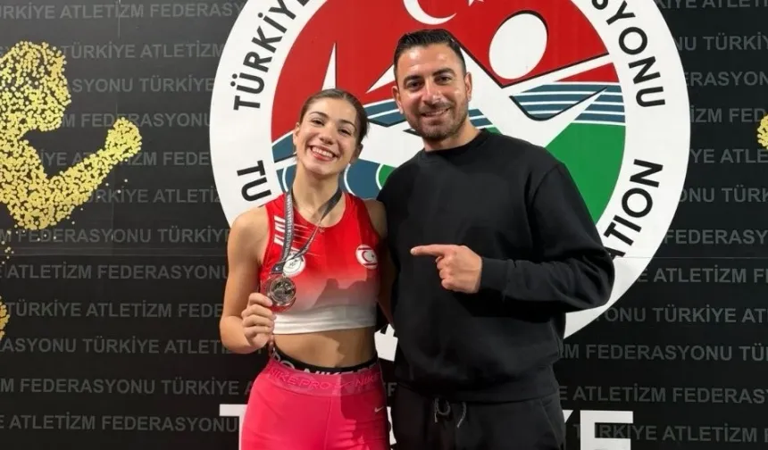 Ecem Nehir Çelik'ten uzun atlamada başarı: Türkiye 2'ncisi oldu!