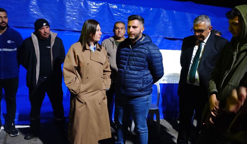 CTP Genel Başkanı İncirli, EKTAM işçilerinin haklı direnişine yerinde destek verdi
