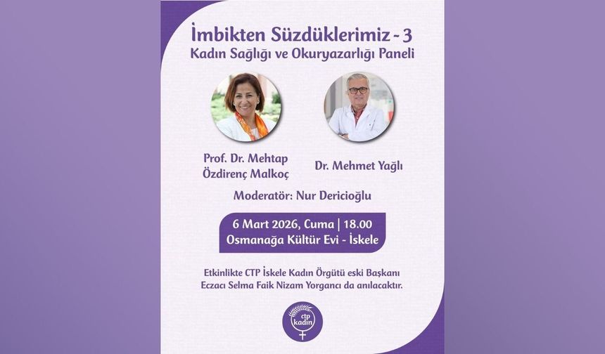 CTP Kadın Örgütü İskele İlçesi Kadın Sağlığı ve Okuryazarlığı söyleşisi