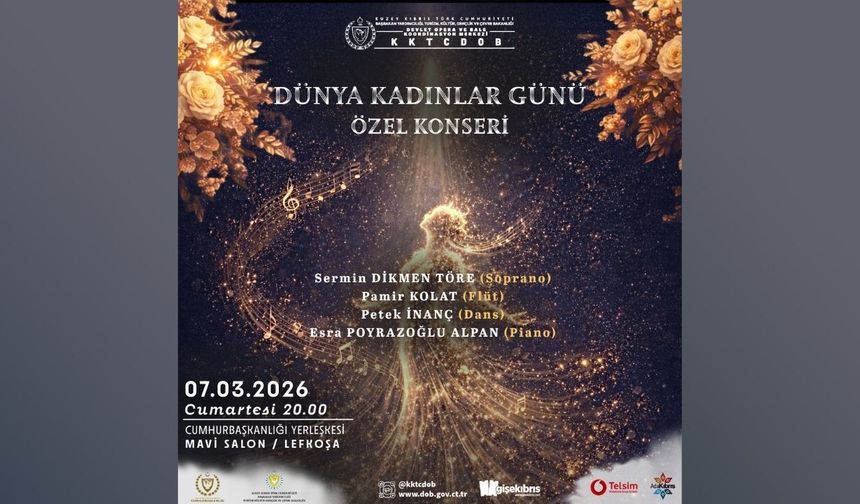KKTCDOB’dan Dünya Kadınlar Günü’ne özel konser