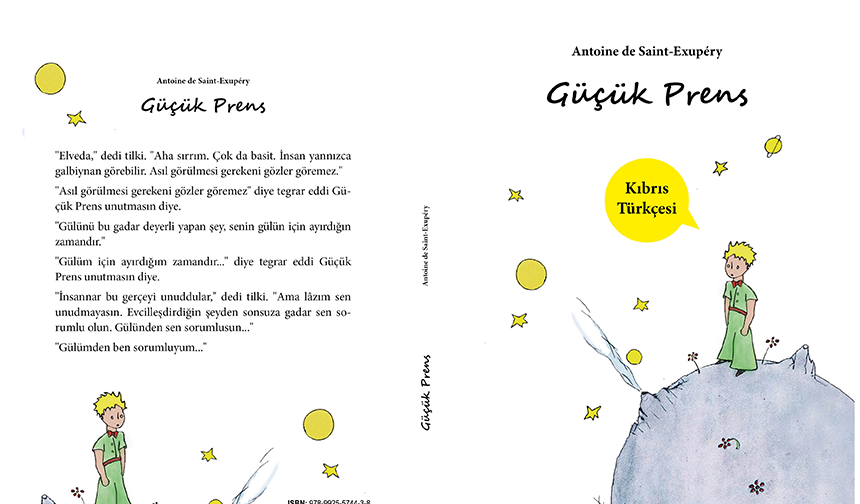 Güçük Prens-Kıbrıs Türkçesi kitabının 5’inci baskısı çıktı