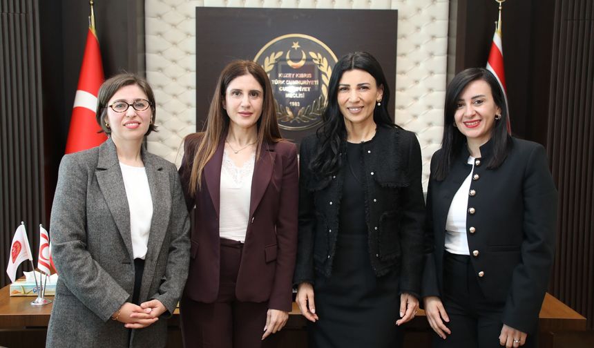 Özdenefe, Kuzey Kıbrıs Gayrimenkul Değerleme Uzmanları Birliği Derneği heyetini kabul etti