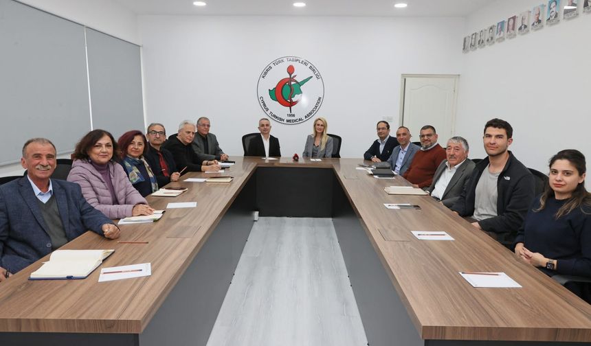 Nilden Bektaş Erhürman, Tabipler Birliği’ni ziyaret etti