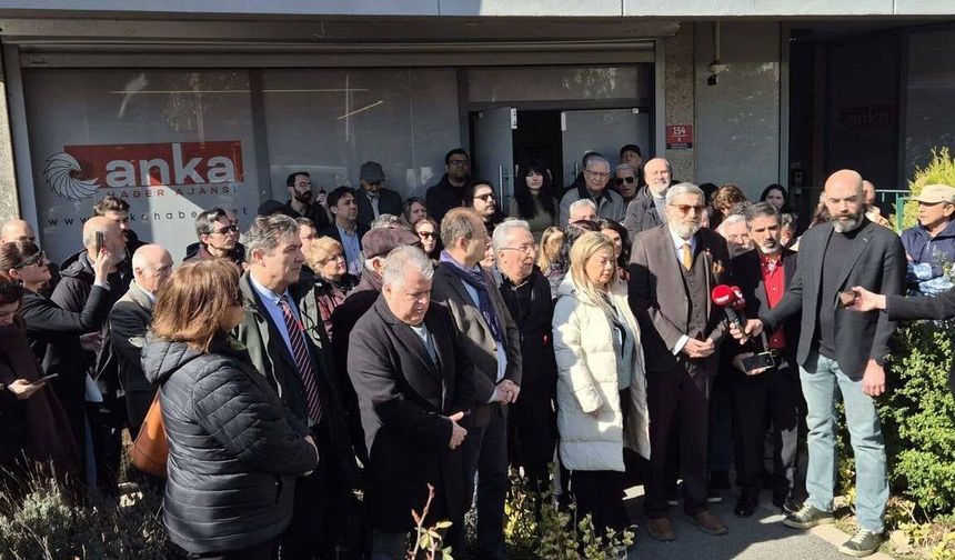 Basın örgütlerinden ANKA’ya destek ziyareti