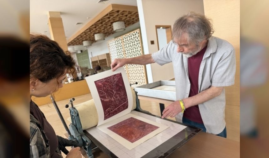 İZ / TRACE - Baskı Çalıştayı'nda hazırlanan eserler yarın sergilenecek