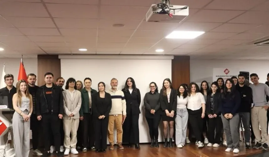 DAÜ TOLES ekibi, Uluslararası Final Üniversitesi’nde tanıtım semineri düzenledi