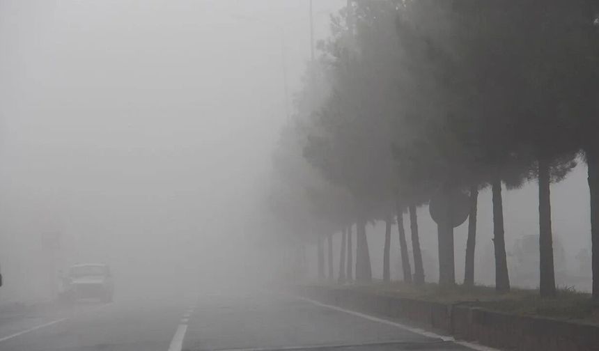 Alevkayası Bölgesi’nde Yoğun Sis Uyarısı