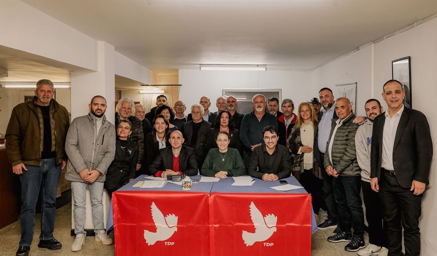 TDP Güzelyurt’ta güven tazeledi: İlçe başkanı yeniden Metin Ertop