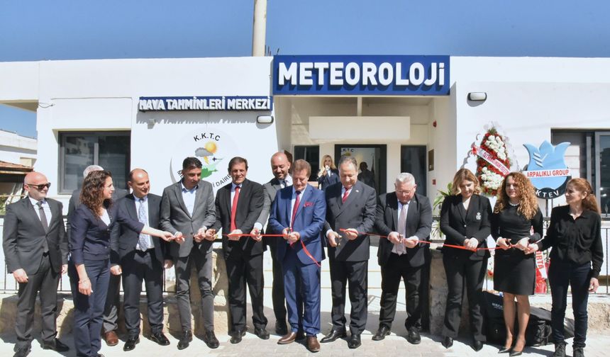 Meteoroloji Dairesi yeni Hava Tahminleri Merkezi düzenlenen törenle açıldı