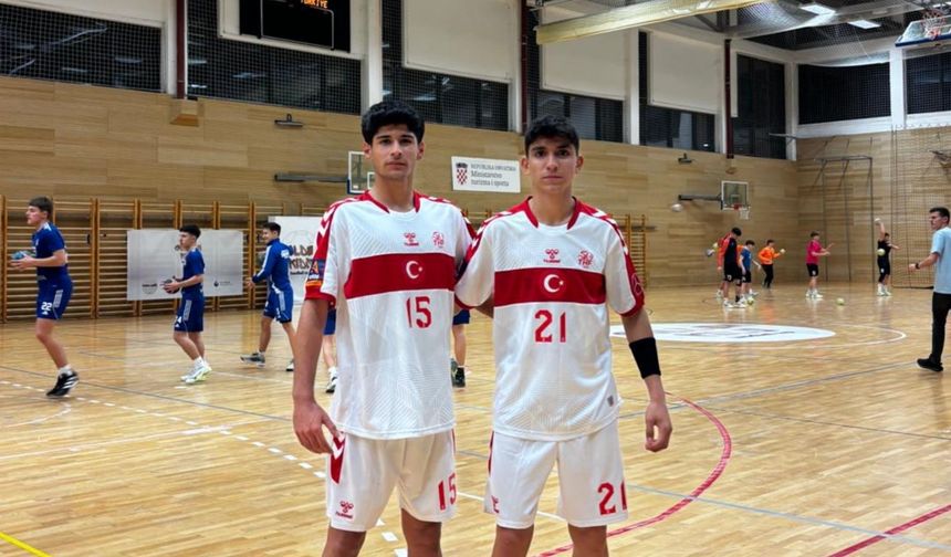 UKÜ’nün hentbolcuları İbrahim ve Abdullah Türkiye U-16 Milli Takımı’nda