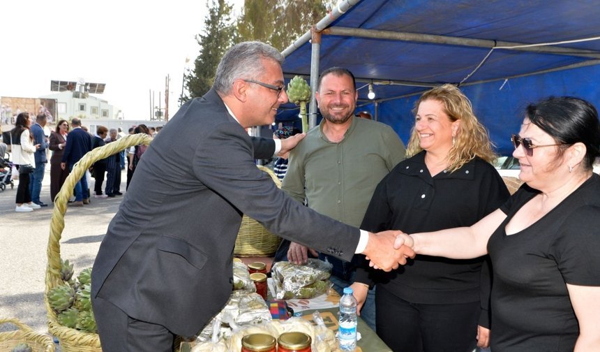 Cumhurbaşkanı Tufan Erhürman, 14. Mormenekşe Enginar Festivali'ne katıldı