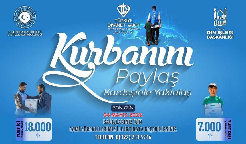 Din İşleri Başkanlığı vekâlet yoluyla kurban kesim bedellerini açıkladı