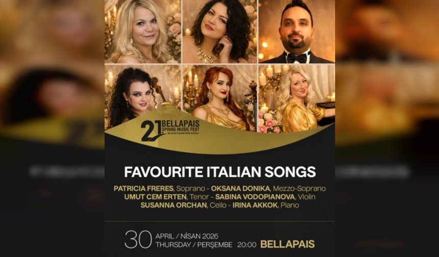 Bellapais İlkbahar Müzik Festivali'nde yarın akşam İtalyan şarkıları konseri yer alacak