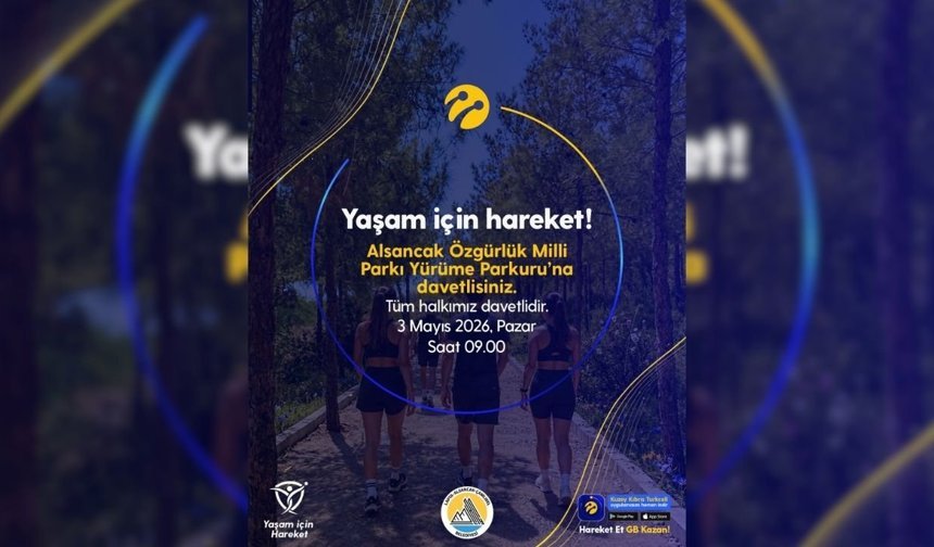 "Yaşam İçin Hareket" etkinliği 3 Mayıs Pazar Alsancak Özgürlük Milli Parkı'nda...