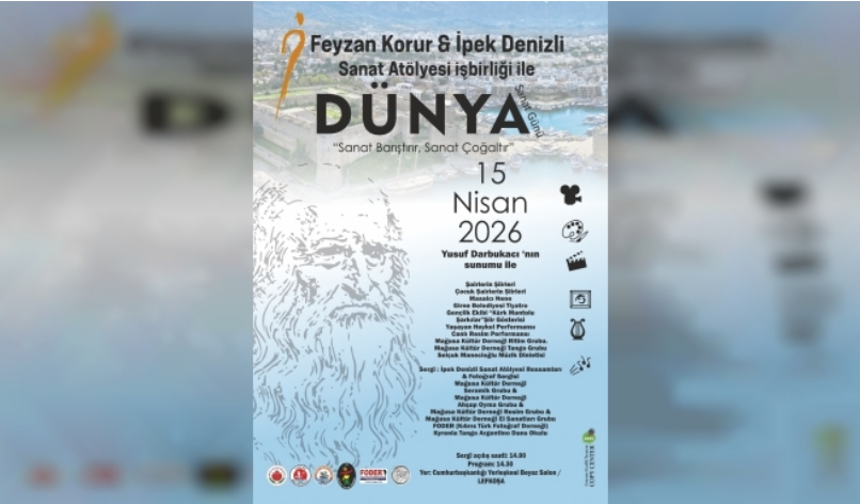 Feyzan Korur ve İpek Denizli Sanat Atölyesi’nden Dünya Sanat Günü etkinliği
