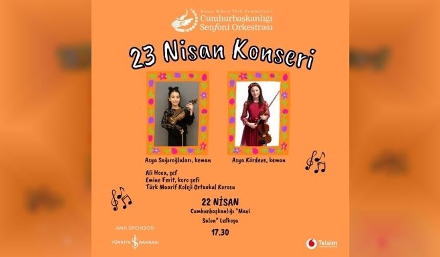 KKTC CSO’dan 23 Nisan konseri