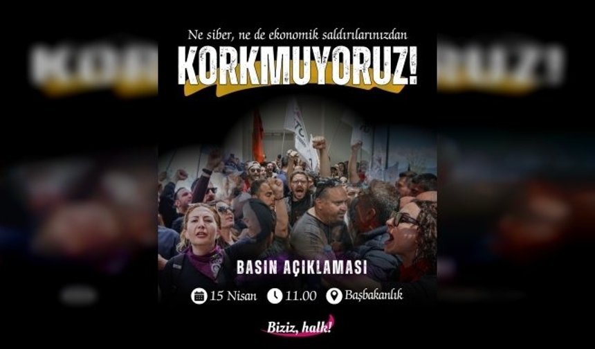 Sendikalar bugün 11.00’de Başbakanlık önünde eylem yapacak