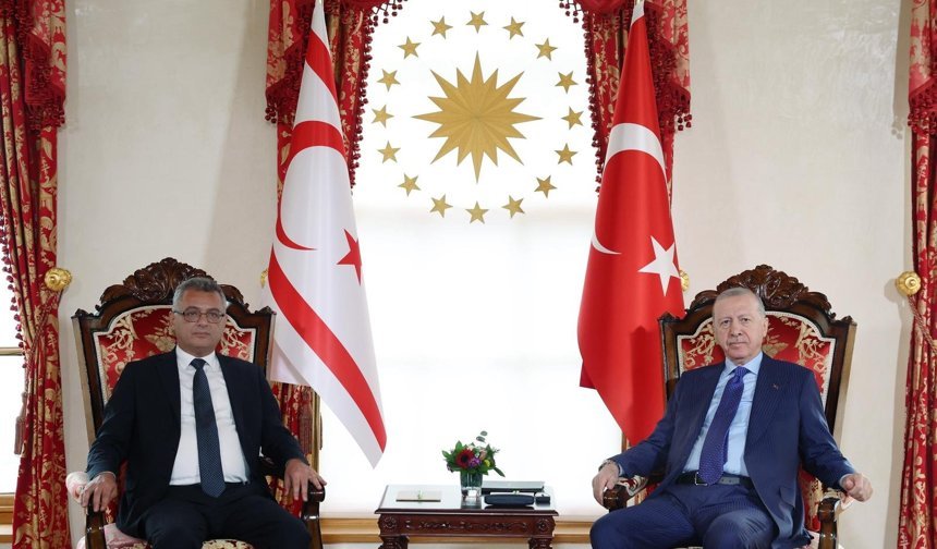 Cumhurbaşkanı Tufan Erhürman, Türkiye Cumhurbaşkanı Recep Tayyip Erdoğan ile görüştü