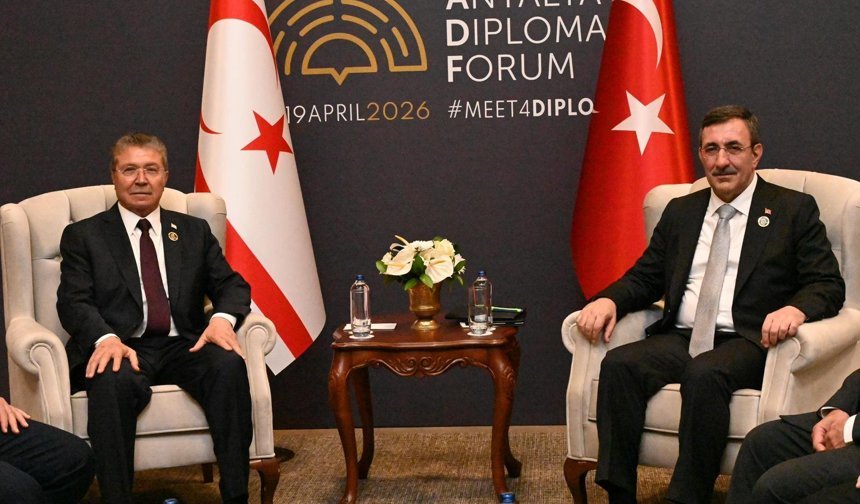 Başbakan Üstel, TC Cumhurbaşkanı Yardımcısı Yılmaz ile görüştü