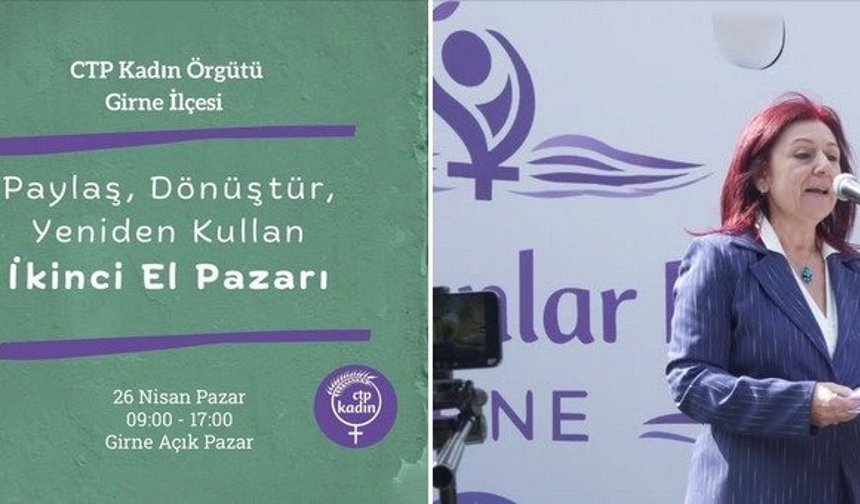 CTP Kadın Örgütü bugün Girne Açık Pazar’da stand kuracak