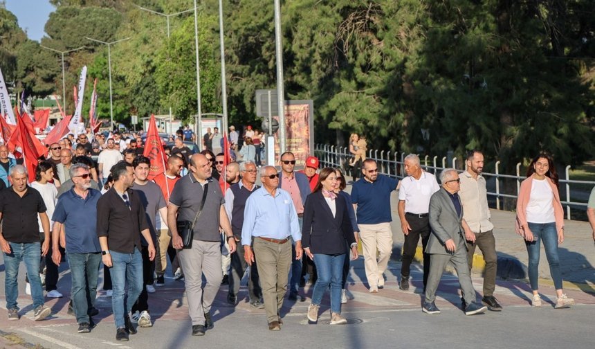CTP, 1 Mayıs’ta emek, dayanışma ve barış için yürüdü