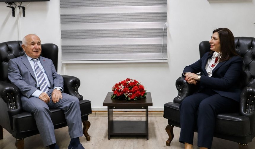 CTP Genel Başkanı İncirli eski TBMM Başkanı Çiçek ile görüştü