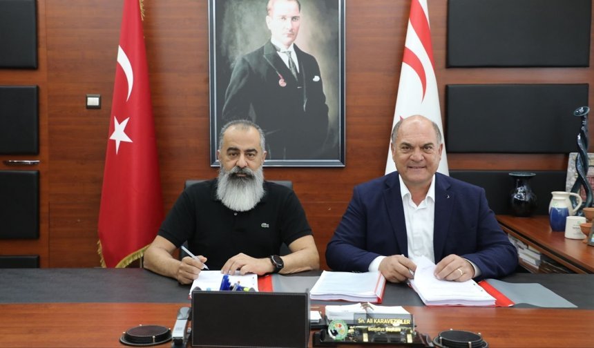 Değirmenlik Akıncılar Belediyesi yeni iş araçlarıyla ilgili ihale sözleşmesi imzaladı
